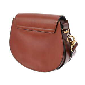 Chloe Leather Brown Shoulder Tess Bag